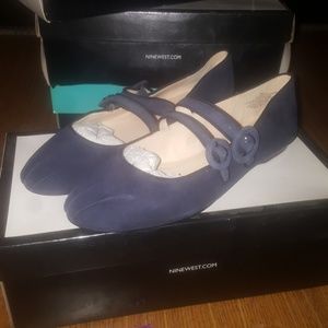 Blue Nine West Flat